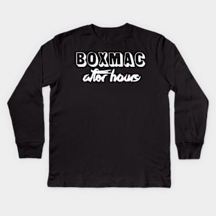 BoxMac: After Hours Kids Long Sleeve T-Shirt